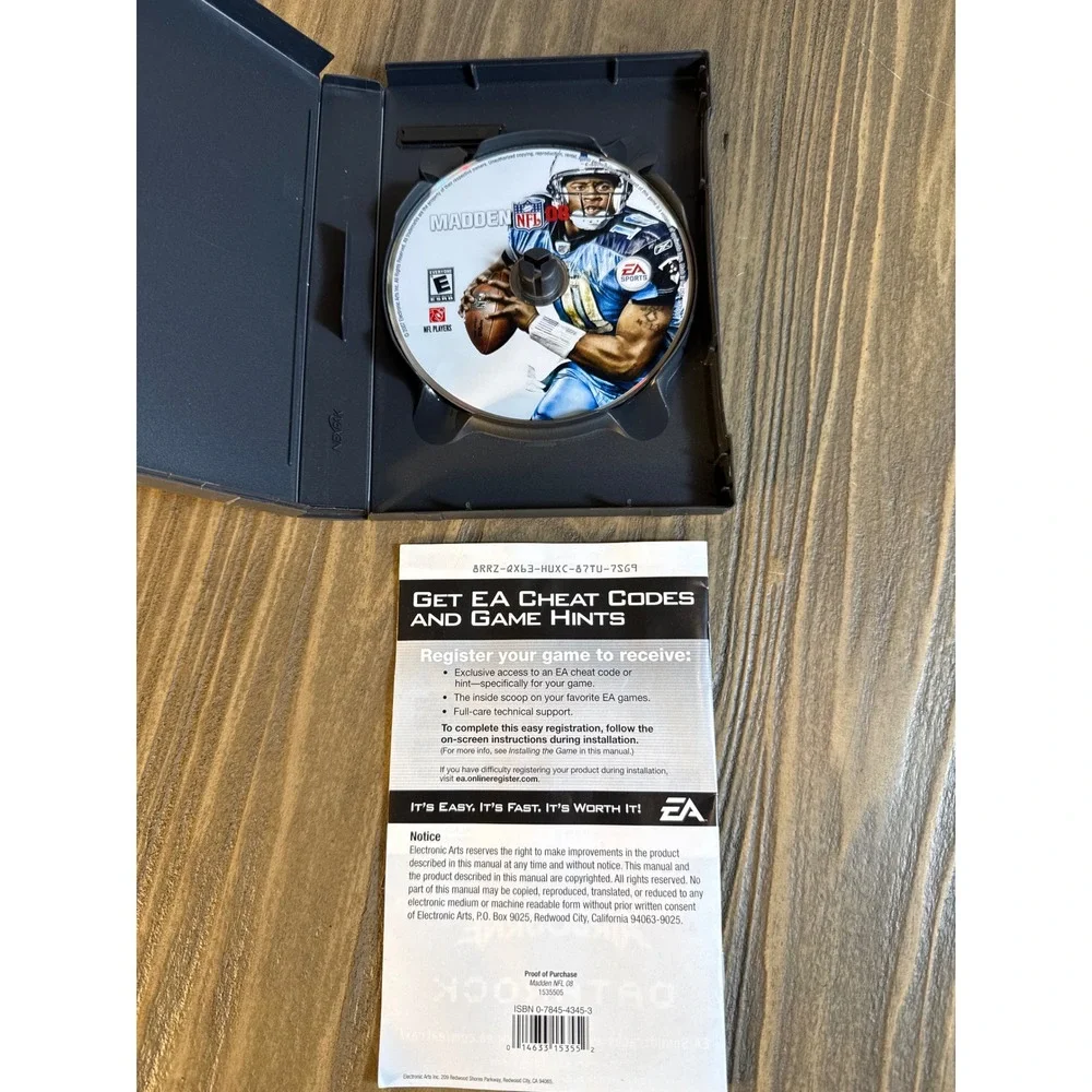 Madden 08 EA Sports NFL PC‎ DVD-ROM Game Complete with Manual Tested